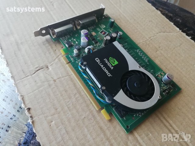 Видео карта NVidia Quadro FX 370 256MB GDDR2 64bit PCI-E, снимка 4 - Видеокарти - 41691224