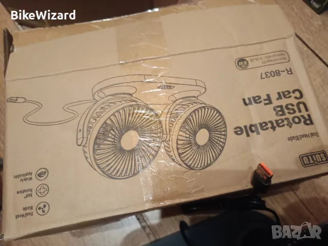 Двоен вентилатор 12-24v три скорости НОВ, снимка 6 - Други стоки за дома - 48300900