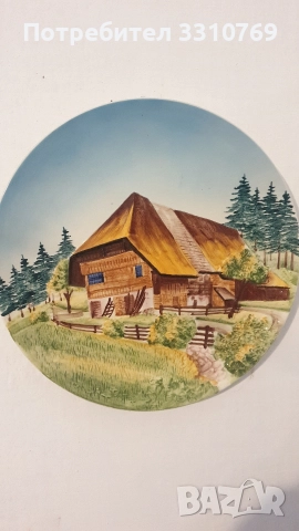 Красиви порцеланови стенни чинии. , снимка 4 - Декорация за дома - 52820824