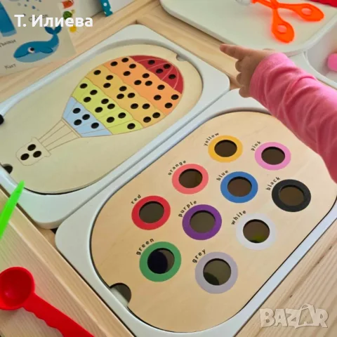Сензорен капак, игри| Montessori | Flisat insert | Изсипи и играй | Детски образователни | Trofast 