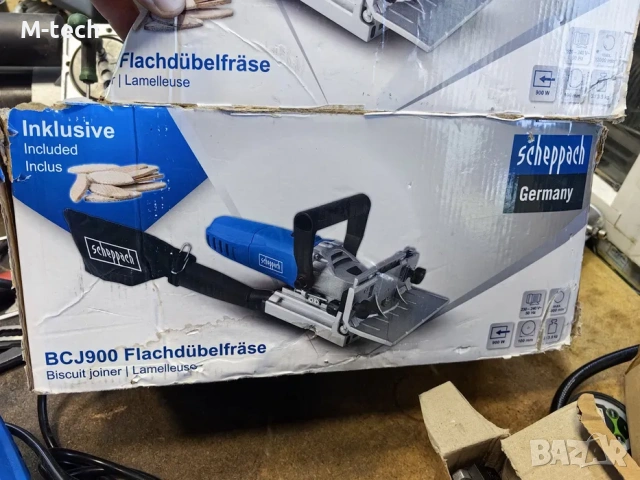 Машина за бисквитки scheppach BSJ900, снимка 3 - Други инструменти - 53850762