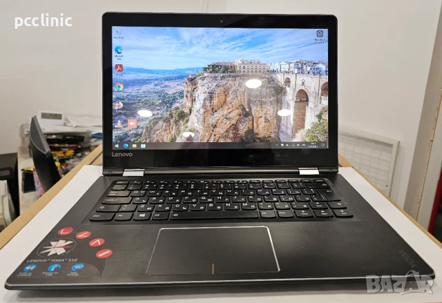 Lenovo Yoga 510 14" Тъчскрийн intel i5 7200U | 8GB | 256GB SSD |AMD R7 M360 2GB Touch лаптоп/laptop, снимка 1