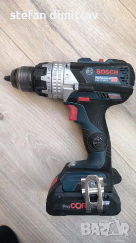 Bosch акумулаторен ударно-пробивен винтоверт gsb 18v-110 плюс 2 батерий 4Ah и зарядно , снимка 3 - Винтоверти - 53746022