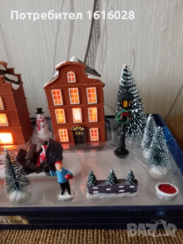 Нови LED светещи селца на фирмата MAGIC VILLAGE.с 2 светещи къщички, снимка 5 - Декорация за дома - 48360864