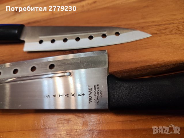 Ножове SATAKЕ "NO VAC'', High carbon steel JAPAN, снимка 5 - Други - 44244779