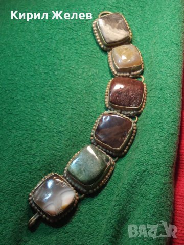 НЕФРИТЕНА ОТОМАНСКА ГРИВНА СКЪПОЦЕННИ КАМЪНИ САЧАН МАЙСТОРСКА РЪЧНА СТАРА ИЗРАБОТКА УНИКАТ 18196, снимка 2 - Антикварни и старинни предмети - 33792340