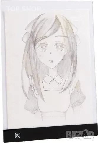 Coolzon LED светлинна дъска за копиране, A4 Осветителна кутия за очертаване, снимка 2 - Пана - 48788813