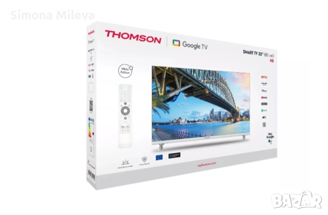Телевизор, Thomson 32" HD Google TV; , снимка 3 - Телевизори - 52439832