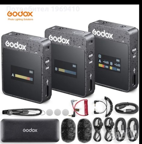 Безжичен микрофон Godox, снимка 1