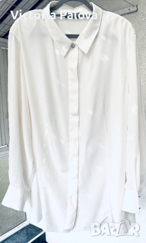 Копринена риза овърсайз ULLA POPKEN SELECTION , снимка 7 - Ризи - 52096268