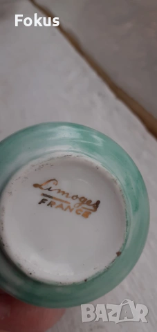 Малка порцеланова ваза вазичка Limoges, снимка 4 - Антикварни и старинни предмети - 53339889