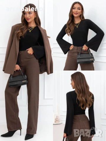 Дамска блуза с широки ръкави Doroteia, 6цвята , снимка 6 - Блузи с дълъг ръкав и пуловери - 53852619