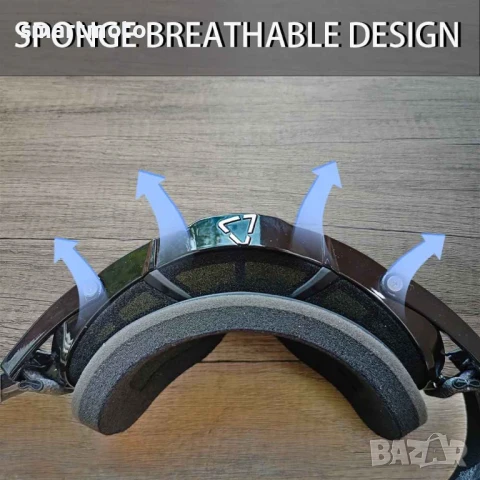 LEATT Мотокрос очила Velocity 6.5 двуслойни против замъгляване 1, снимка 4 - Части - 50965758