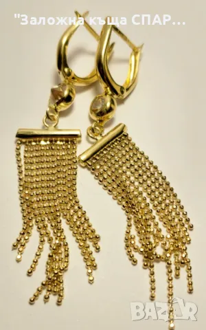 Дамски обеци-4.48гр., снимка 1