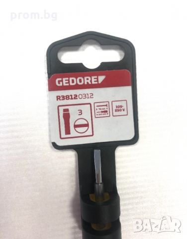 GEDORE Red тест отвертка, фазомер, 105 - 250 V, внос от Германия, снимка 2 - Отвертки - 36078119