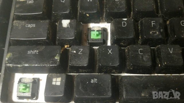 Blackwidow Chroma V2 keyboard за части - повечето копчета, без кабел; МРЪСНА, снимка 8 - Клавиатури и мишки - 51597957