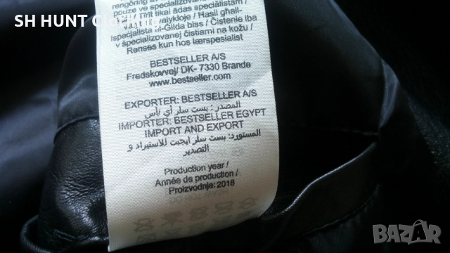 Jack & Jones JPRBEAM LEATHER Jacket Размер M яке естествена агнешка кожа 29-62, снимка 18 - Якета - 52204698