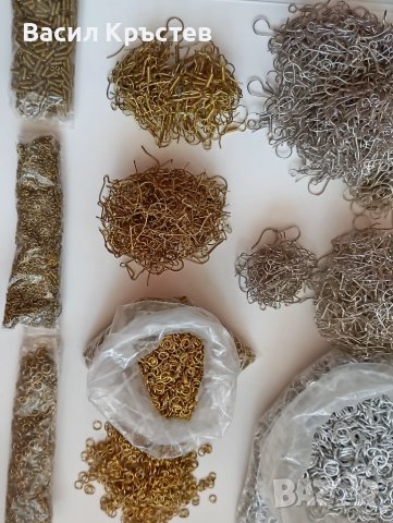 Бижутерски материали, 2-редни закопчалки, Кукички и халки за обеци, Чешки Шатони Оптима, Мъниста, снимка 6 - Други ценни предмети - 50784772