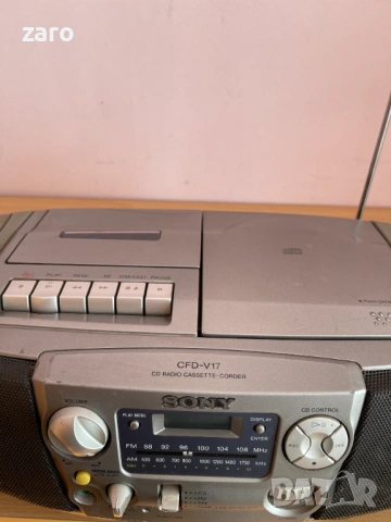 Радиокасетофон Sony с повреда, снимка 5 - Радиокасетофони, транзистори - 53855048