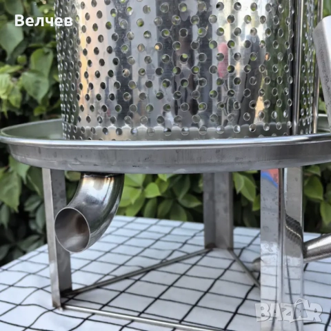 Ръчна преса неръждавейка- грозде ,плодове,зеленчуци ,мед