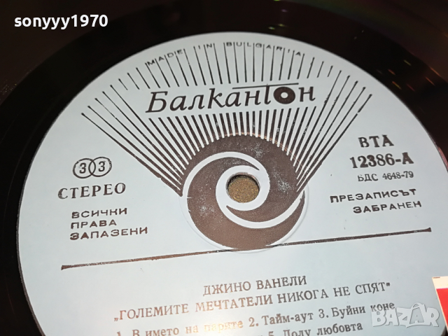 GINO VANNELLI 2503221247, снимка 15 - Грамофонни плочи - 36228253