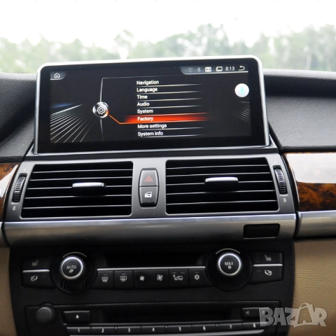 Мултимедия за BMW X5 E70, X6 E71, CIC, Android, 10.25 инча, Навигация, Андроид, екран, досплей X5 X6, снимка 4 - Аксесоари и консумативи - 52585768
