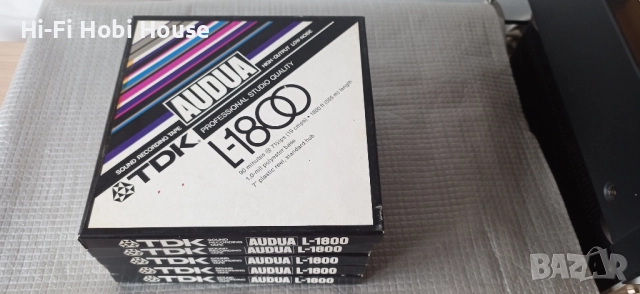 Магнегофонни ролки tape reel to reel tdk audio L-1800, снимка 2 - Декове - 52679103