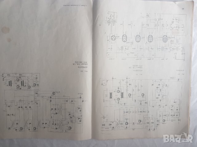 Книга със схеми за стари радиоапарати, снимка 8 - Антикварни и старинни предмети - 44434139