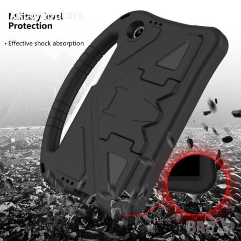 EVA Удароустойчив калъф за Lenovo Tab One TB-305FU / Tab K9 | С вградена стойка и Раменна Лента | Ця, снимка 8 - Калъфи, кейсове - 51994758