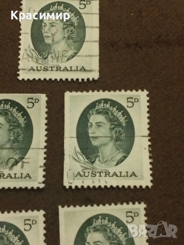 Австралия -Елизабет 1963 г Без Перфорация., снимка 3 - Филателия - 52369877