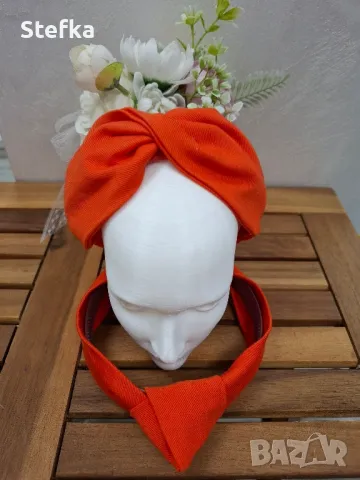 Диадеми от цветен деним, снимка 5 - Аксесоари за коса - 49434108