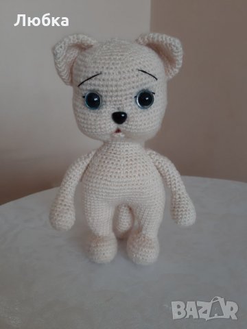 Плетено коте. , снимка 2 - Плюшени играчки - 34716938