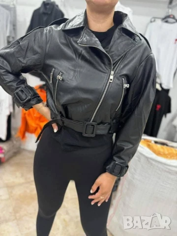 кожен байкър яке , снимка 2 - Якета - 50889682