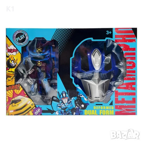 Комплект Трансформърс, трансформиращ се робот в кола, снимка 2 - Образователни игри - 52517793