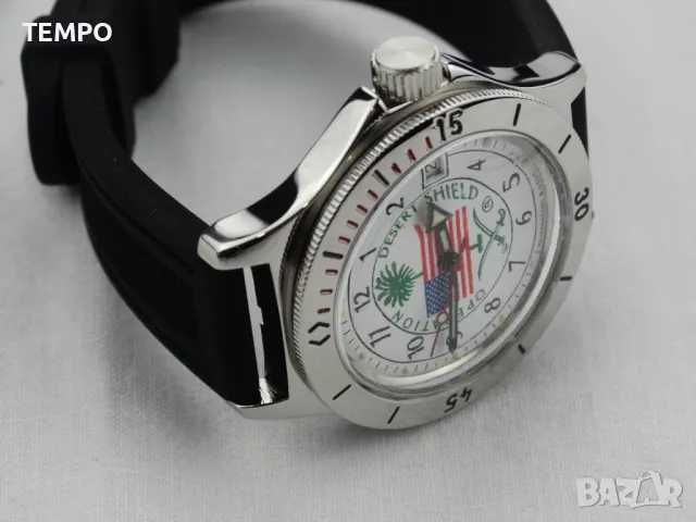 ВОСТОК АМФИБИЯ АВТОМАТИЧЕН -“DESERT SHIELD” ref: 120065, снимка 5 - Мъжки - 42202023
