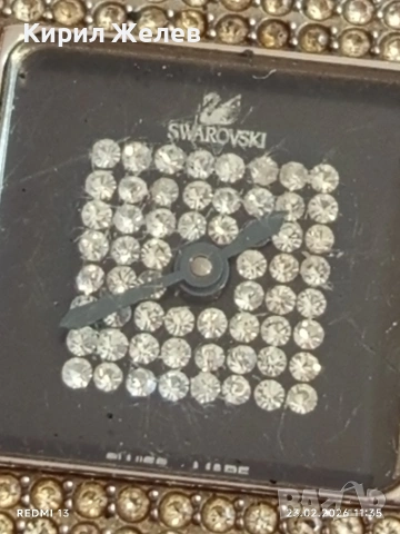 Модерен дамски часовник Swarovski swiss made стил и елегантност 51702, снимка 5 - Дамски - 53590477