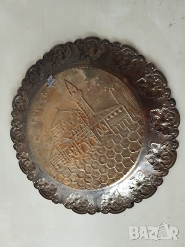 метална чиния за стена, снимка 4 - Други ценни предмети - 41575412