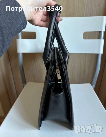 Черна дамска чанта Fentis, снимка 8 - Чанти - 44194707