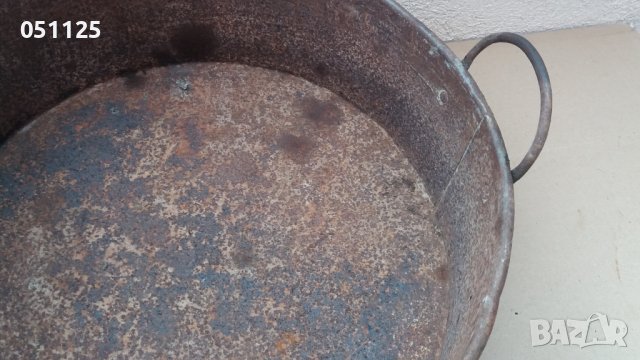 стара масивна метална тава , снимка 7 - Антикварни и старинни предмети - 40788635