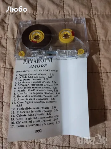 Pavarotti - Romantic Italian Love Songs , снимка 2 - Аудио касети - 49089904