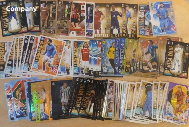 300 карти Match Attax Topps Топс, снимка 2 - Колекции - 55982438