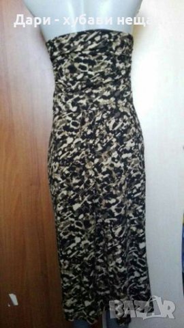 Рокля и пола 2в1, от плътно, еластично трико❤🍀S,M❤🍀арт.4048, снимка 2 - Рокли - 35729722