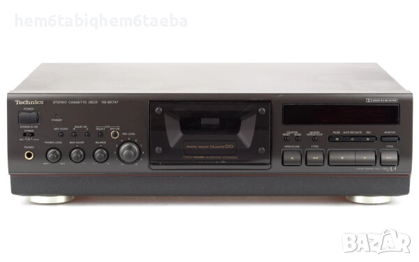 Technics RS-BX 747 cassette deck , remote control