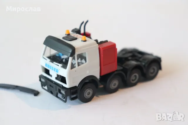 KIBRI H0 1/87 MERCEDES BENZ ТЕЖКОТОВАРЕН ТРАНСПОРТ КАМИОН МОДЕЛ КОЛИЧКА, снимка 6 - Колекции - 50209783