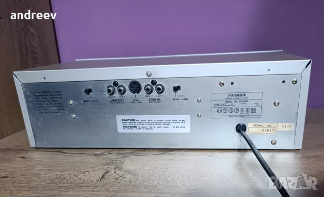 Fisher CR-W40 Двукасетен дек, снимка 8 - Декове - 56156611