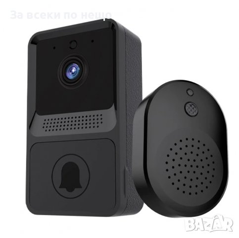 Безжичен звънец с камера Aiwit, 1080p, FullHD, Wi-Fi, Сензор за движение, Черен, снимка 9 - HD камери - 40059673