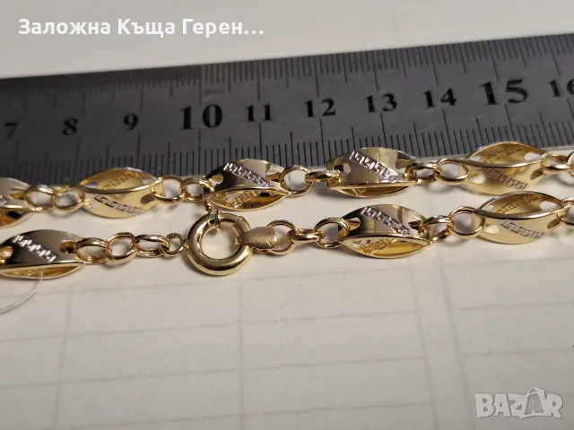 Златен синджир 12,54гр., снимка 3 - Колиета, медальони, синджири - 56257514