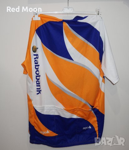Мъжка колоездачна тениска Jersey Agu Bike Gear Rabobank Размер XL Made In Italy, снимка 7 - Спортна екипировка - 41889980