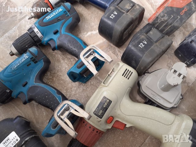 Лот Винтоверти Батерии Зарядни Макита Makita Hilti CPC AEG Metabo TCM Go ON за части, снимка 7 - Винтоверти - 41021134