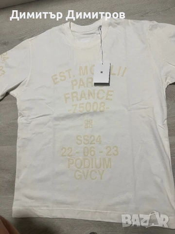 Памучна тениска Givenchy Oversize, снимка 1